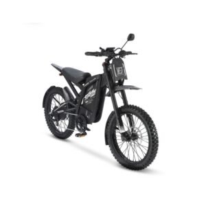GT2000 elektrinis dviratis 2000W priekinis kampinis vaizdas su LED žibintu