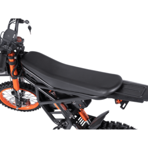 GT54 elektrinis dviratis 1000W – ergonomiška ilga sėdynė ir galinė platforma bagažui, patogus dizainas miesto ir bekelės važiavimui